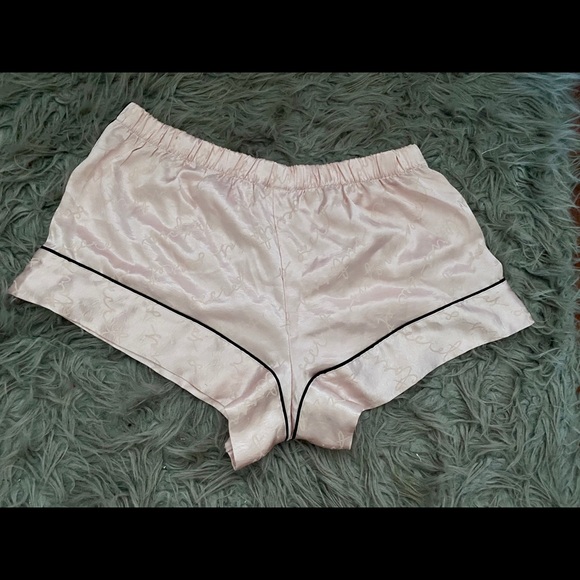 ♡Victoria secret light pink satin pajama shorts - Picture 2 of 3